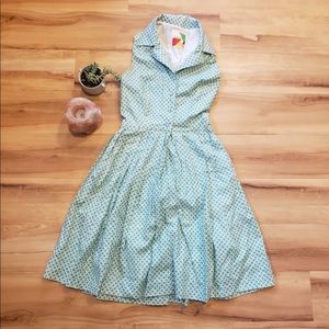 Button up A line dress sz S